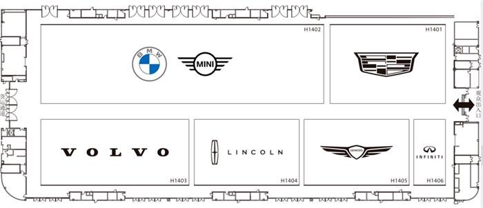 2023年成都车展展位图公布 展出车辆近1600辆